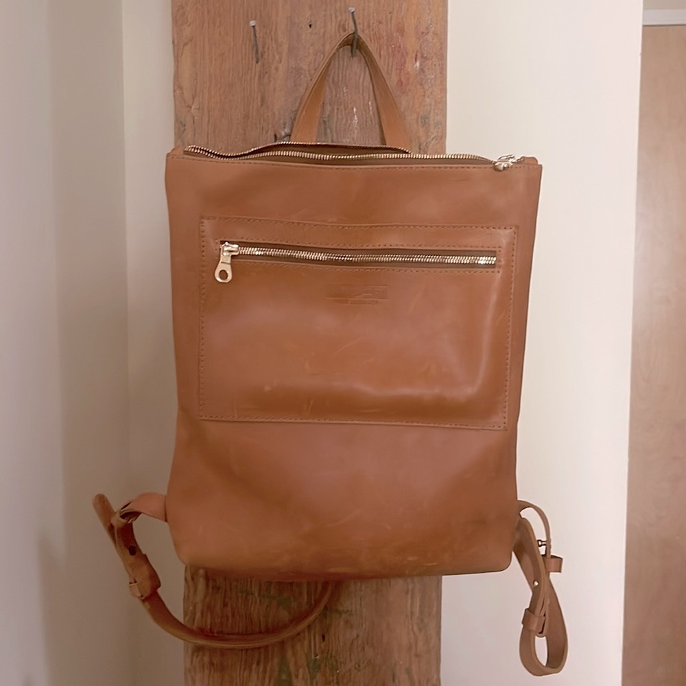 Parker Clay Miramar Leather Backpack